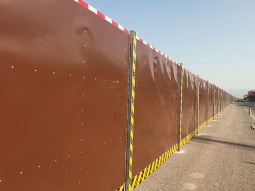 重慶銅梁導軌電車車輛組裝基地及試驗線建設工程圍擋施工順利完成，項目進入勘察階段